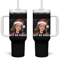 No Kings Tumbler With Handle Funny Doll Face Meme Christmas - Wonder Print Shop