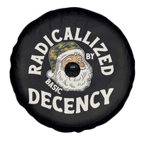Funny Santa Camo Christmas Spare Tire Cover Radicalized By Basic Decency - Wonder Print Shop