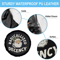 Funny Santa Camo Christmas Spare Tire Cover Radicalized By Basic Decency - Wonder Print Shop
