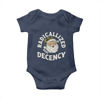 Funny Santa Camo Christmas Baby Onesie Radicalized By Basic Decency - Wonder Print Shop