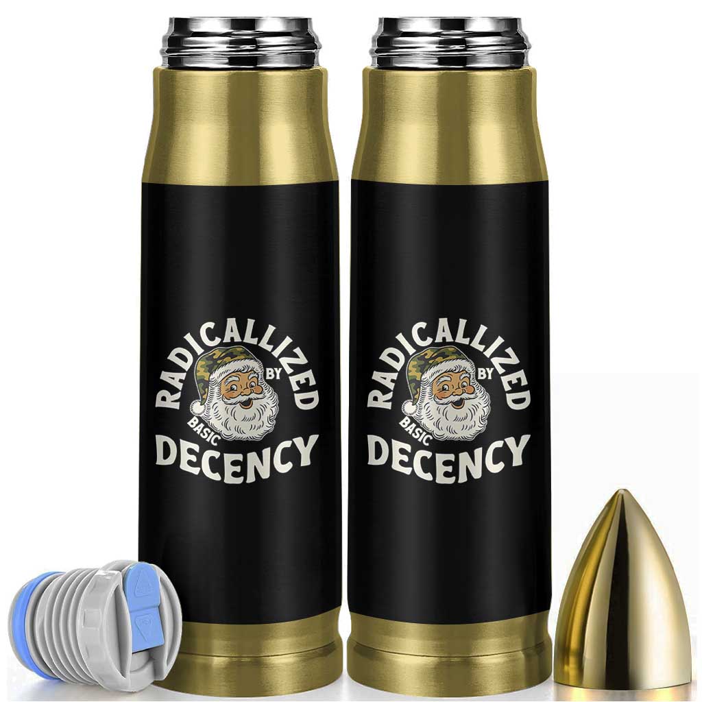 Funny Santa Camo Christmas Bullet Tumbler Radicalized By Basic Decency - Wonder Print Shop