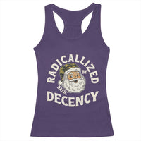 Funny Santa Camo Christmas Racerback Tank Top Radicalized By Basic Decency - Wonder Print Shop
