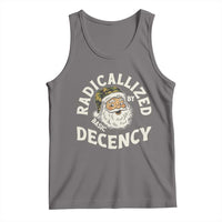 Funny Santa Camo Christmas Tank Top Radicalized By Basic Decency - Wonder Print Shop