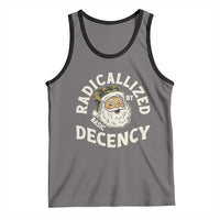 Funny Santa Camo Christmas Tank Top Radicalized By Basic Decency - Wonder Print Shop