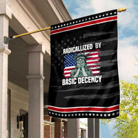 Statue of Liberty Patriotic Garden Flag Radicalized By Basic Decency
