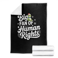 Resist Frog Christmas Throw Blanket Big Fan Of Human Rights Political Meme - Wonder Print Shop