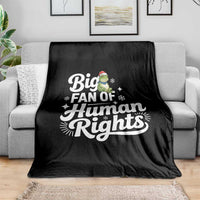 Resist Frog Christmas Throw Blanket Big Fan Of Human Rights Political Meme - Wonder Print Shop