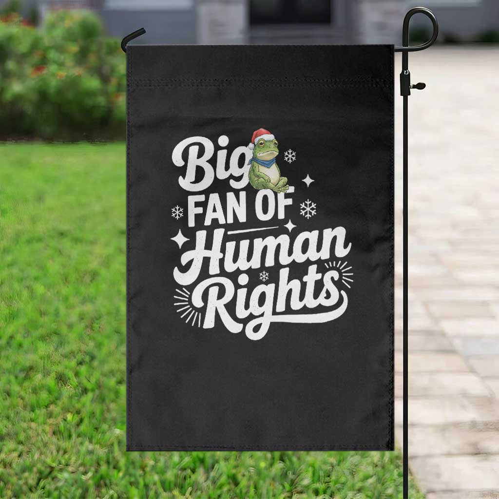 Resist Frog Christmas Garden Flag Big Fan Of Human Rights Political Meme - Wonder Print Shop