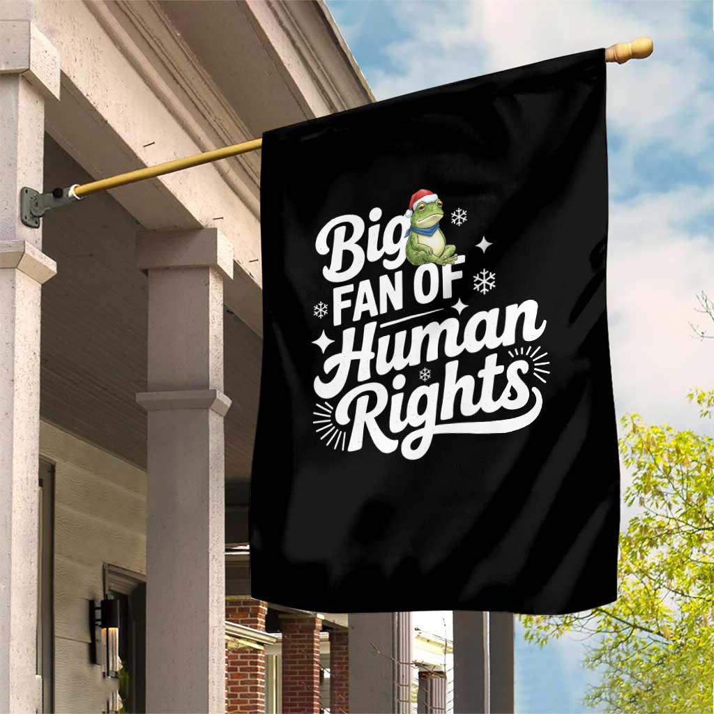 Resist Frog Christmas Garden Flag Big Fan Of Human Rights Political Meme - Wonder Print Shop