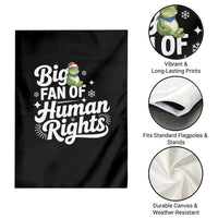 Resist Frog Christmas Garden Flag Big Fan Of Human Rights Political Meme - Wonder Print Shop