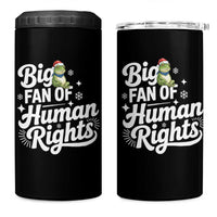 Resist Frog Christmas 4 in 1 Can Cooler Tumbler Big Fan Of Human Rights Political Meme - Wonder Print Shop