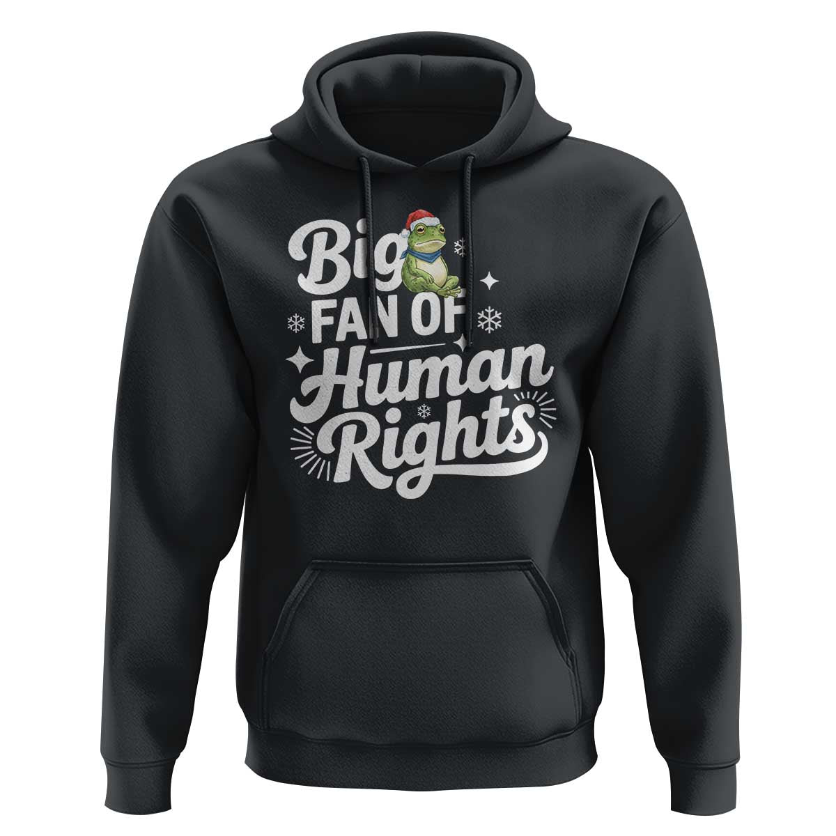Resist Frog Christmas Hoodie Big Fan Of Human Rights Political Meme - Wonder Print Shop