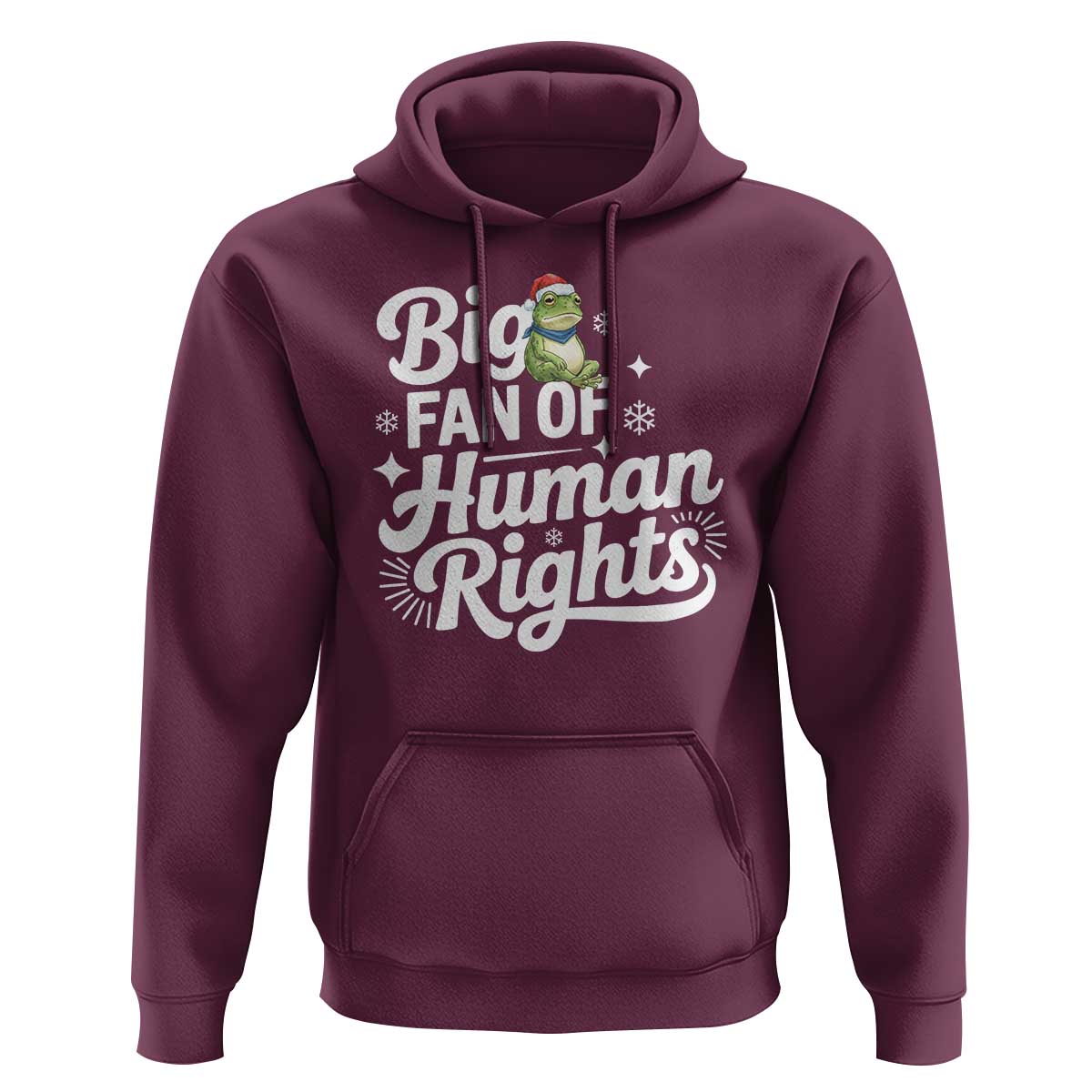 Resist Frog Christmas Hoodie Big Fan Of Human Rights Political Meme - Wonder Print Shop
