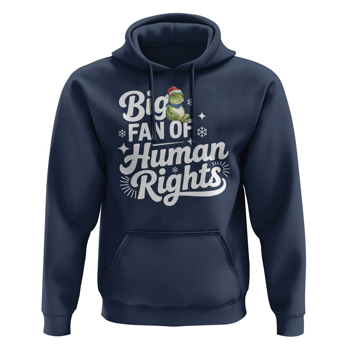 Resist Frog Christmas Hoodie Big Fan Of Human Rights Political Meme - Wonder Print Shop