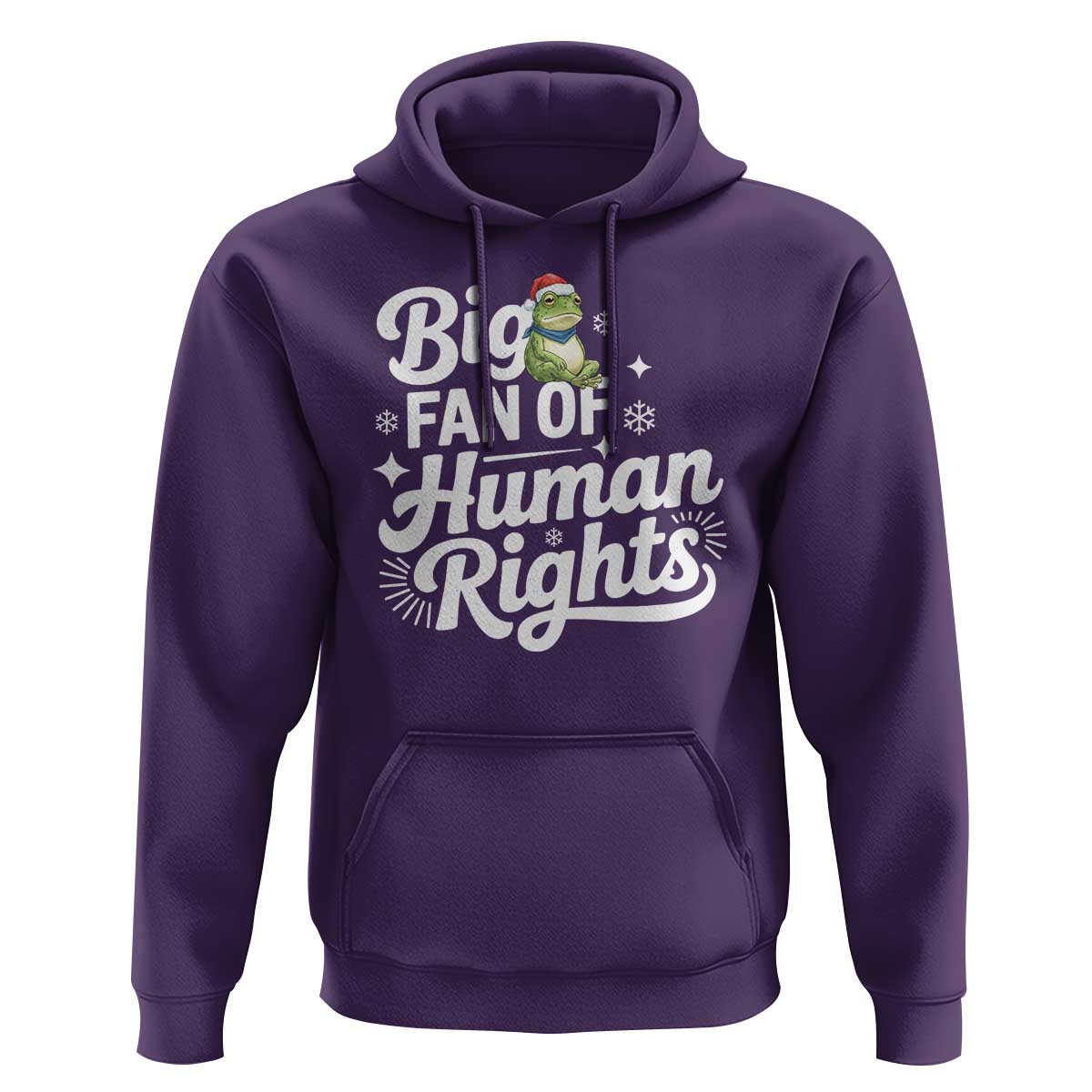 Resist Frog Christmas Hoodie Big Fan Of Human Rights Political Meme - Wonder Print Shop