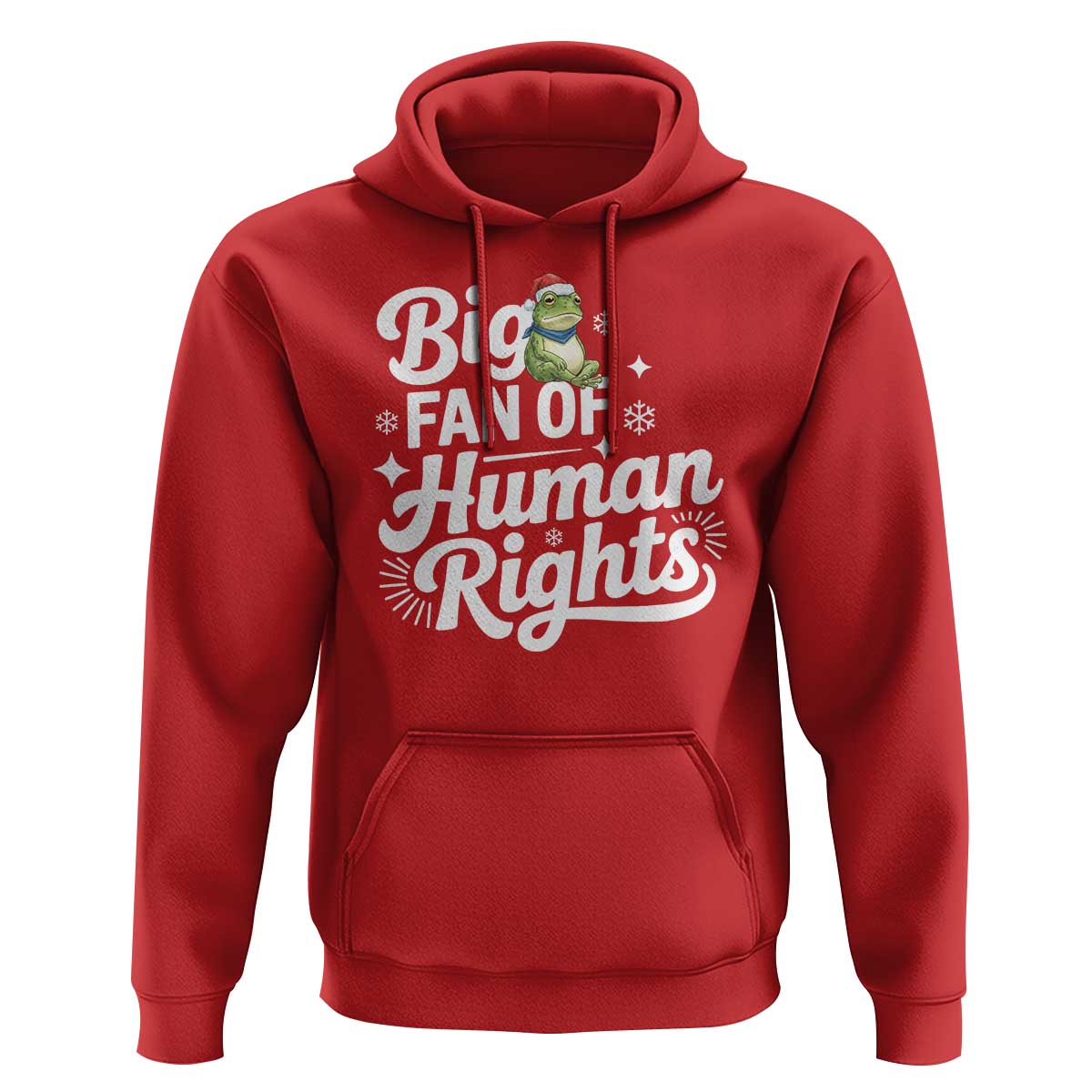 Resist Frog Christmas Hoodie Big Fan Of Human Rights Political Meme - Wonder Print Shop
