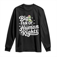 Resist Frog Christmas Long Sleeve Shirt Big Fan Of Human Rights Political Meme - Wonder Print Shop