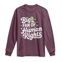 Resist Frog Christmas Long Sleeve Shirt Big Fan Of Human Rights Political Meme - Wonder Print Shop