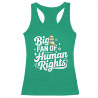 Resist Frog Christmas Racerback Tank Top Big Fan Of Human Rights Political Meme - Wonder Print Shop