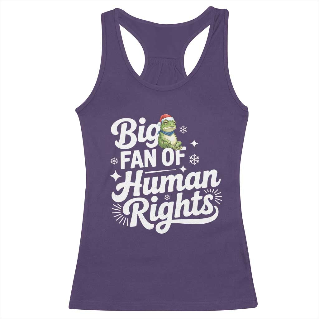 Resist Frog Christmas Racerback Tank Top Big Fan Of Human Rights Political Meme - Wonder Print Shop