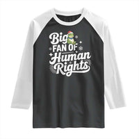 Resist Frog Christmas Raglan Shirt Big Fan Of Human Rights Political Meme - Wonder Print Shop