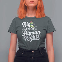 Resist Frog Christmas T Shirt For Women Big Fan Of Human Rights Political Meme - Wonder Print Shop