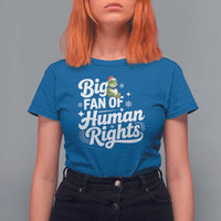 Resist Frog Christmas T Shirt For Women Big Fan Of Human Rights Political Meme - Wonder Print Shop