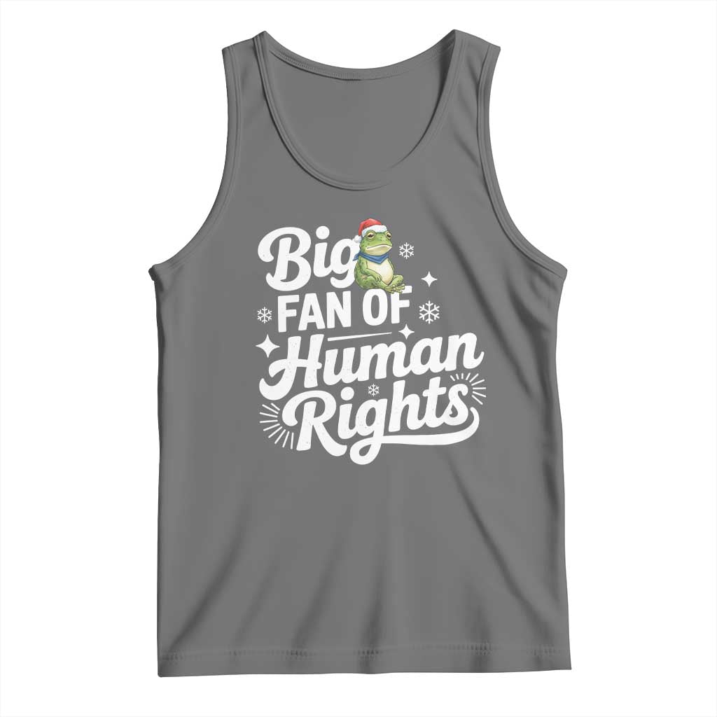 Resist Frog Christmas Tank Top Big Fan Of Human Rights Political Meme - Wonder Print Shop