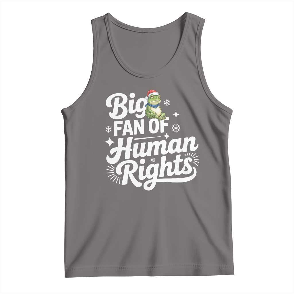 Resist Frog Christmas Tank Top Big Fan Of Human Rights Political Meme - Wonder Print Shop