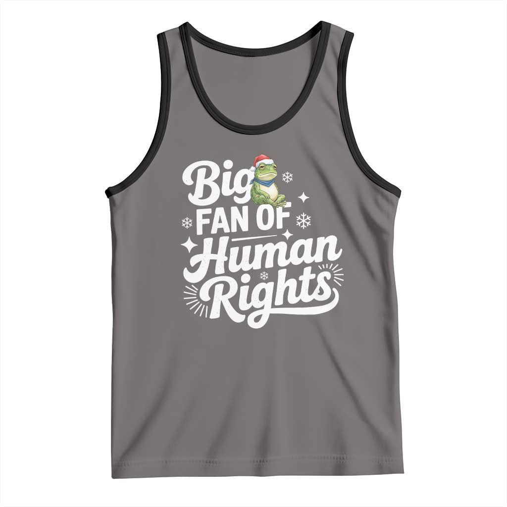 Resist Frog Christmas Tank Top Big Fan Of Human Rights Political Meme - Wonder Print Shop