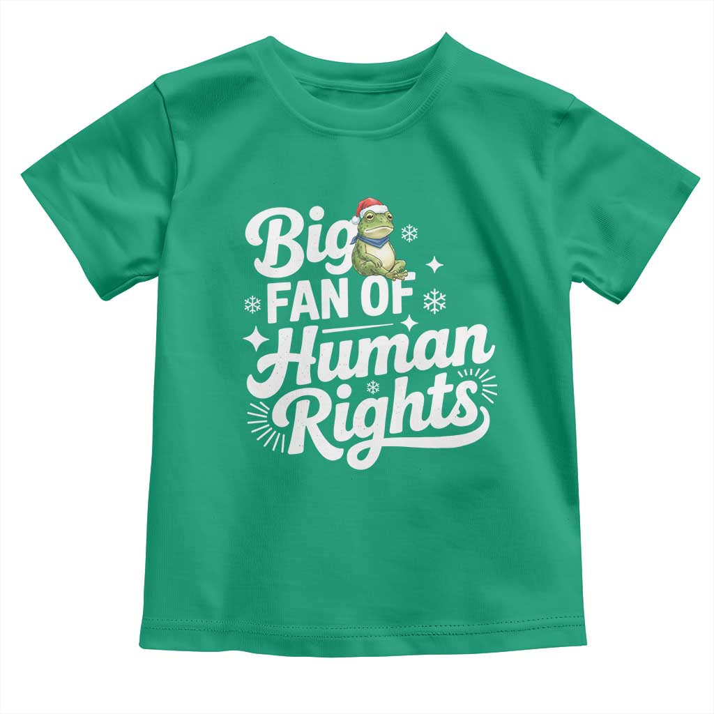 Resist Frog Christmas Toddler T Shirt Big Fan Of Human Rights Political Meme - Wonder Print Shop