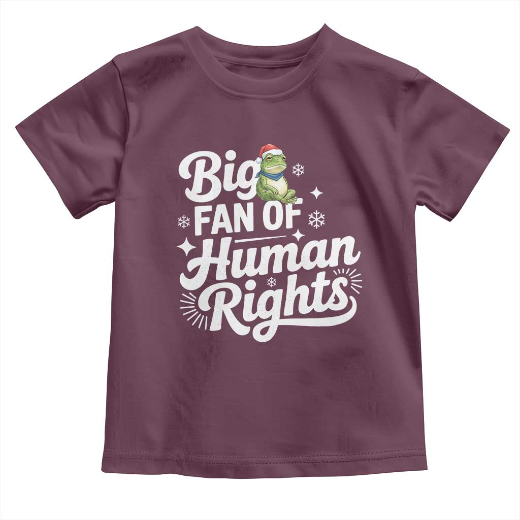 Resist Frog Christmas Toddler T Shirt Big Fan Of Human Rights Political Meme - Wonder Print Shop