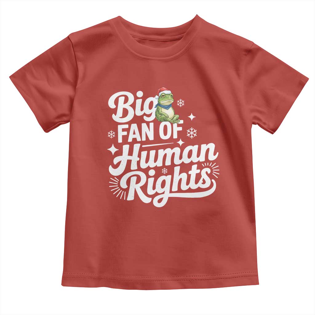 Resist Frog Christmas Toddler T Shirt Big Fan Of Human Rights Political Meme - Wonder Print Shop