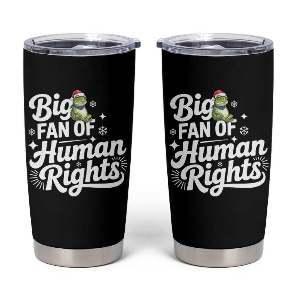 Resist Frog Christmas Tumbler Cup Big Fan Of Human Rights Political Meme - Wonder Print Shop