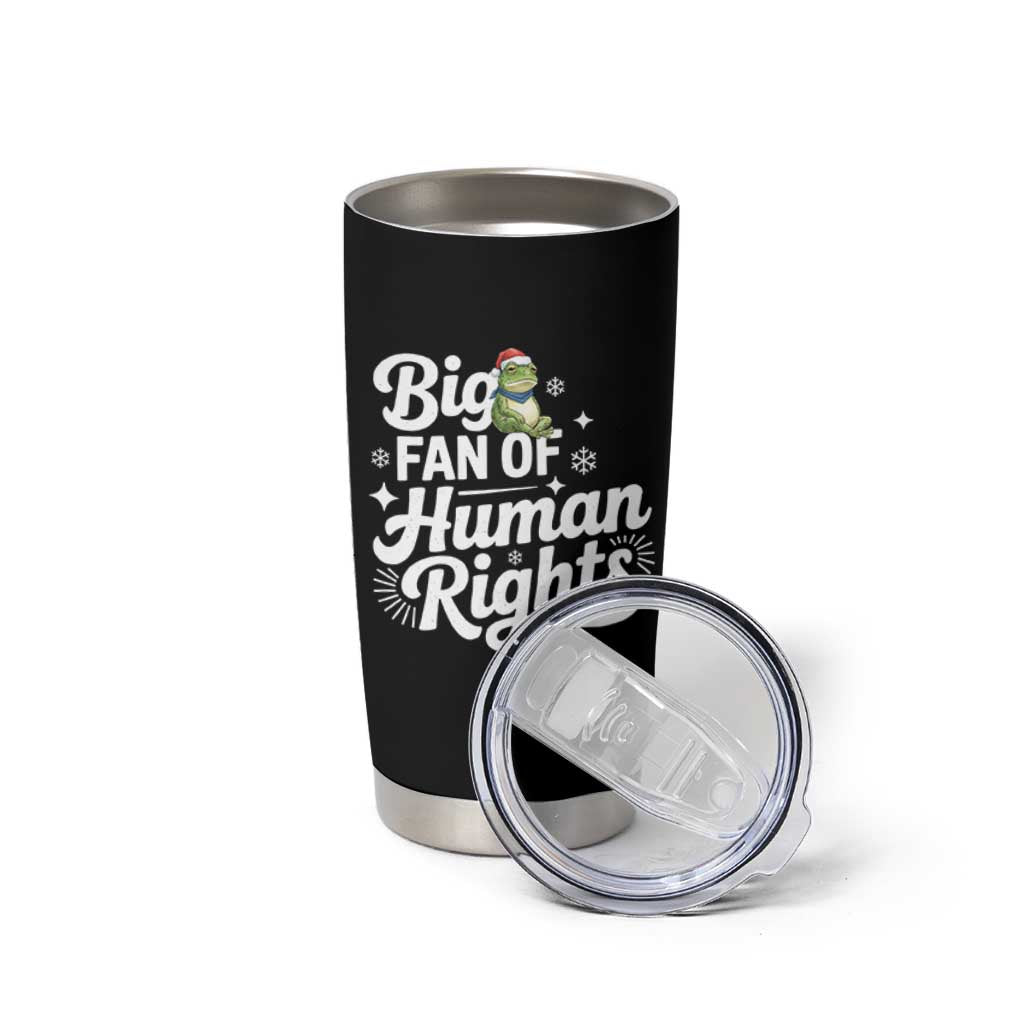 Resist Frog Christmas Tumbler Cup Big Fan Of Human Rights Political Meme - Wonder Print Shop