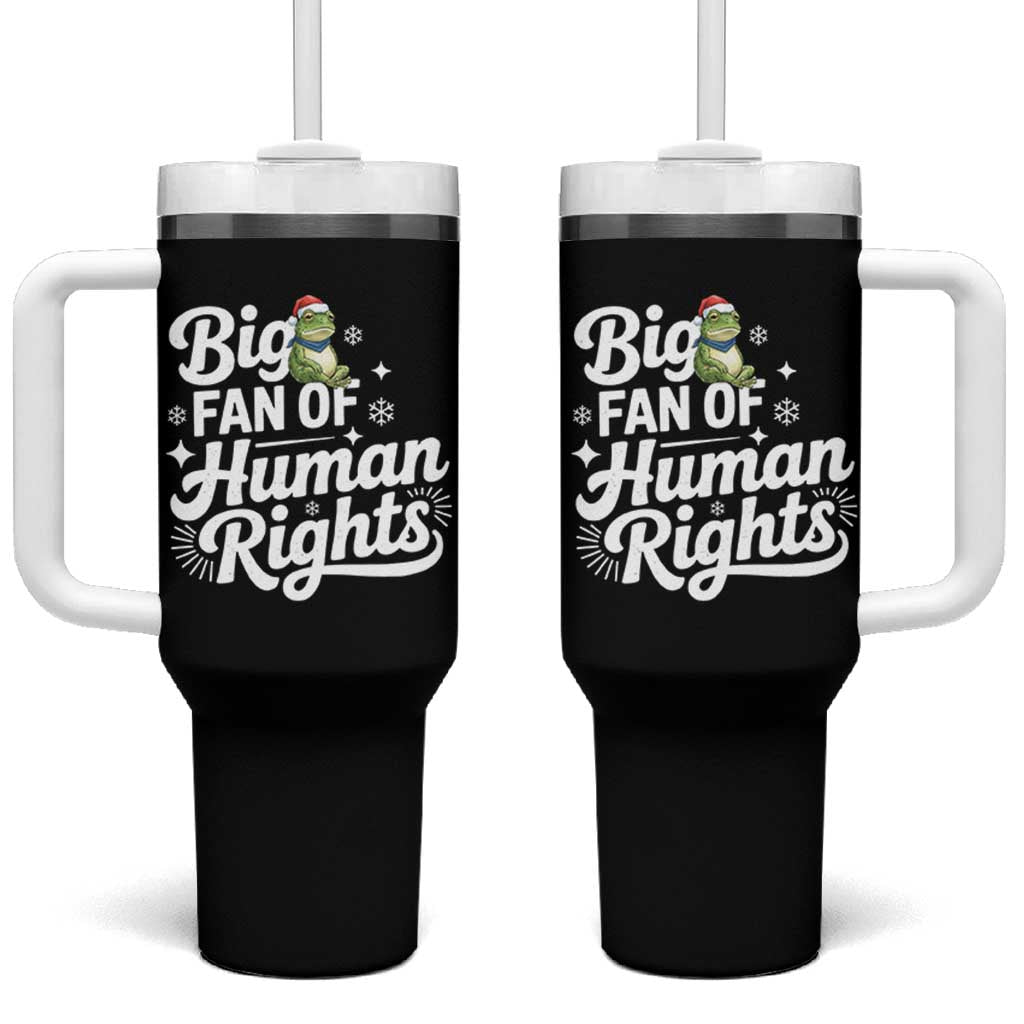 Resist Frog Christmas Tumbler With Handle Big Fan Of Human Rights Political Meme - Wonder Print Shop