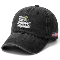 Resist Frog Christmas Washed Cotton Baseball Cap Big Fan Of Human Rights Political Meme