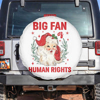 Funny Santa Christmas Spare Tire Cover Big Fan Of Human Rights - Wonder Print Shop