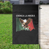Immigration Rights Protest Garden Flag Chinga La Migra Anti Fascism - Wonder Print Shop