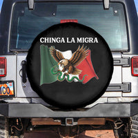 Immigration Rights Protest Spare Tire Cover Chinga La Migra Anti Fascism - Wonder Print Shop