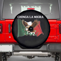Immigration Rights Protest Spare Tire Cover Chinga La Migra Anti Fascism - Wonder Print Shop