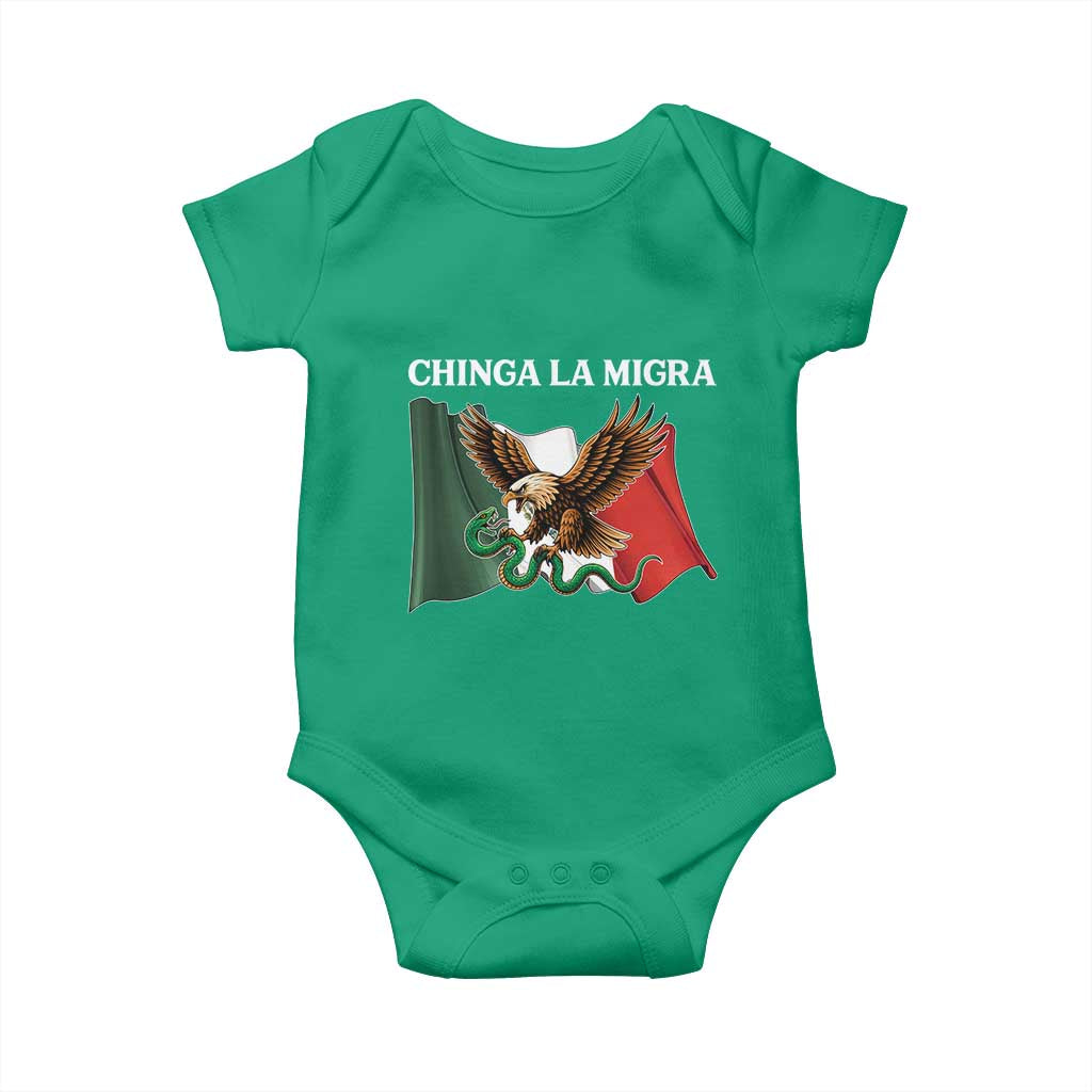 Chinga La Migra Baby Onesie Immigration Rights Anti Fascism Protest - Wonder Print Shop