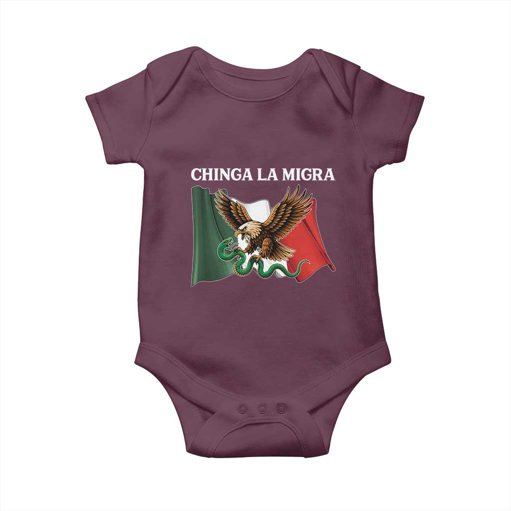 Chinga La Migra Baby Onesie Immigration Rights Anti Fascism Protest - Wonder Print Shop