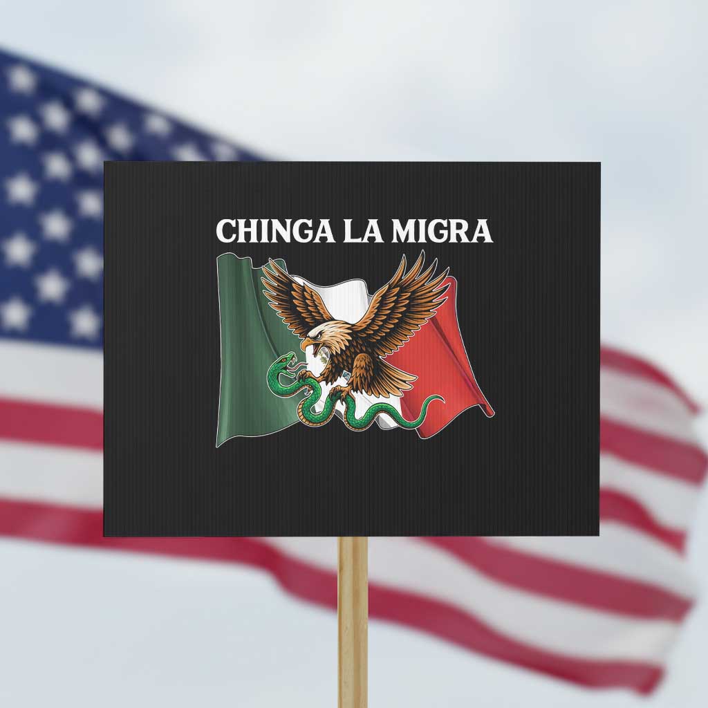 Chinga La Migra Protest Sign Immigration Rights Anti Fascism Protest - Wonder Print Shop