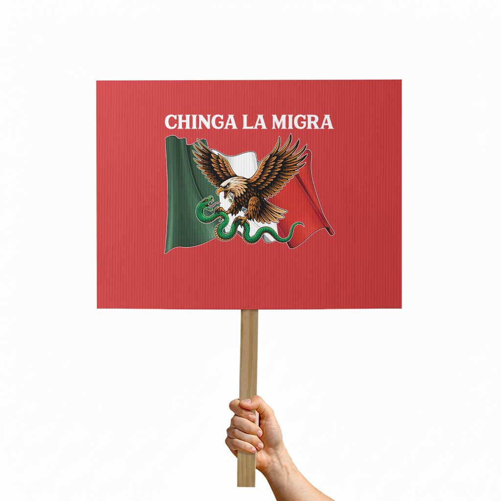 Chinga La Migra Protest Sign Immigration Rights Anti Fascism Protest - Wonder Print Shop