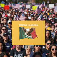 Chinga La Migra Protest Sign Immigration Rights Anti Fascism Protest - Wonder Print Shop