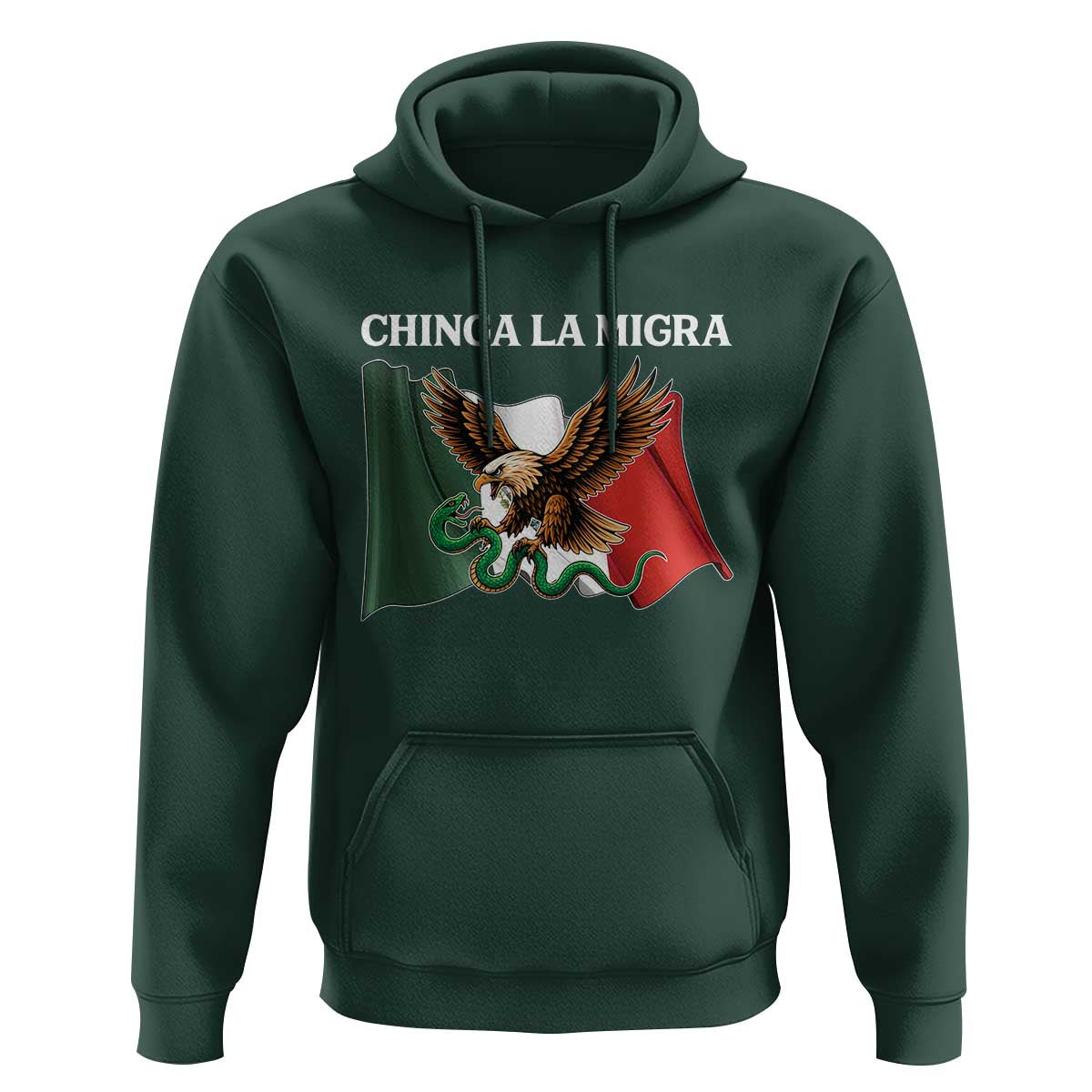 Chinga La Migra Hoodie Immigration Rights Anti Fascism Protest - Wonder Print Shop