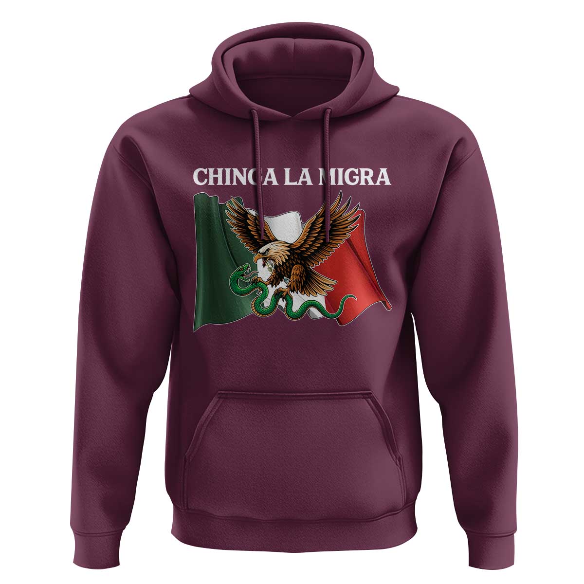 Chinga La Migra Hoodie Immigration Rights Anti Fascism Protest - Wonder Print Shop