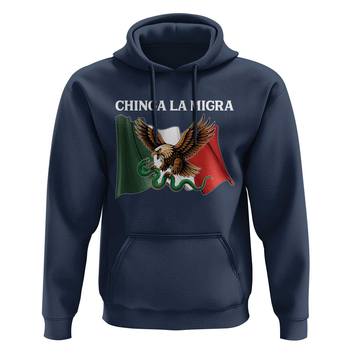 Chinga La Migra Hoodie Immigration Rights Anti Fascism Protest - Wonder Print Shop
