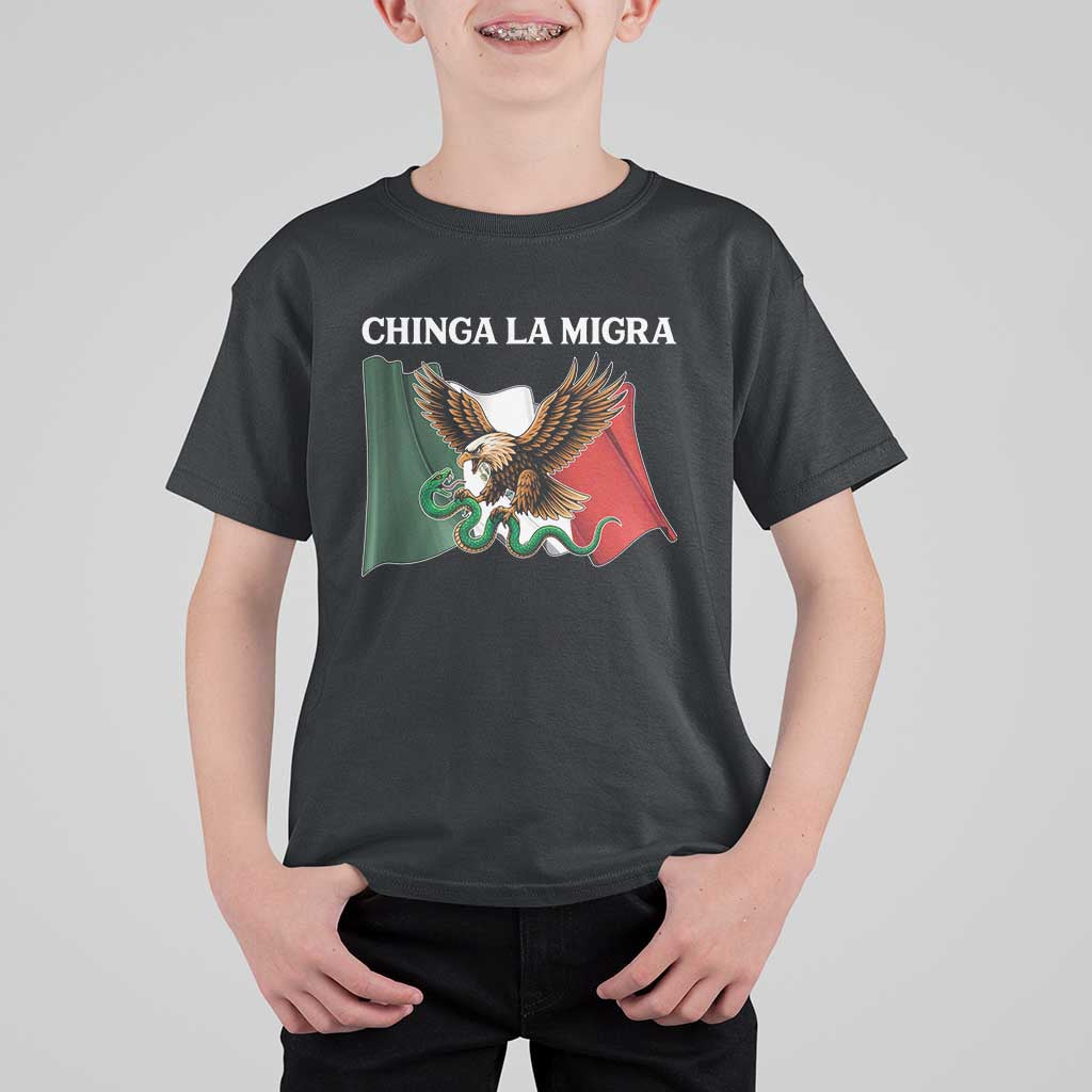 Chinga La Migra T Shirt For Kid Immigration Rights Anti Fascism Protest - Wonder Print Shop